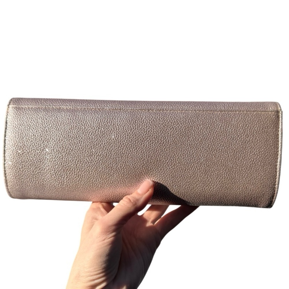 MICHELLE WILHITE  Robbie Mini Flap Metallic Clutch Bag - Picture 8 of 9